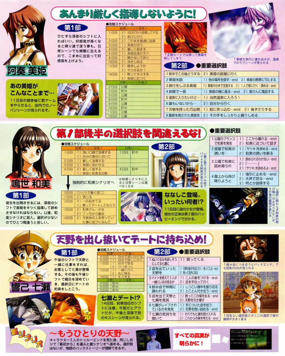 攻略電脳idol Vol.1 1999年5月号 103ページ