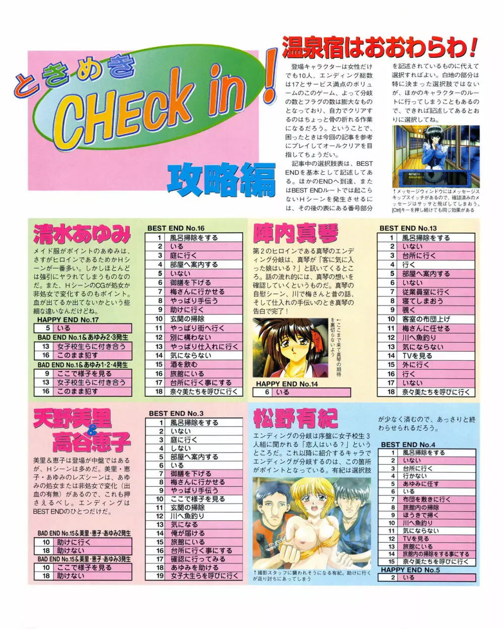 攻略電脳idol Vol.1 1999年5月号 70ページ