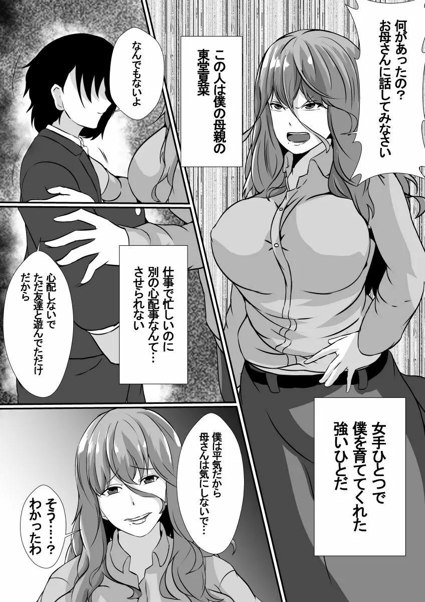 女手一つで僕を育ててくれた母さんがいじめっ子のチャラ男たちに寝取られました 5ページ