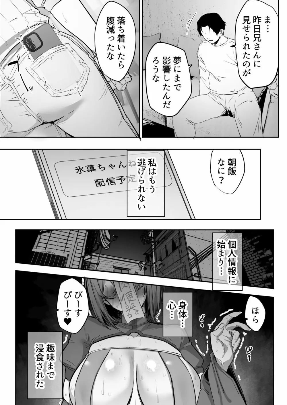 【NTR】義兄に敗北 クールな人妻【配信者】 46ページ