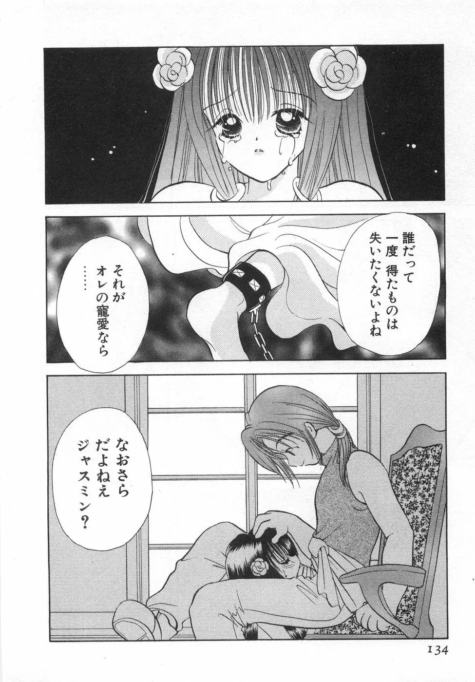 オレンジ色の花 140ページ