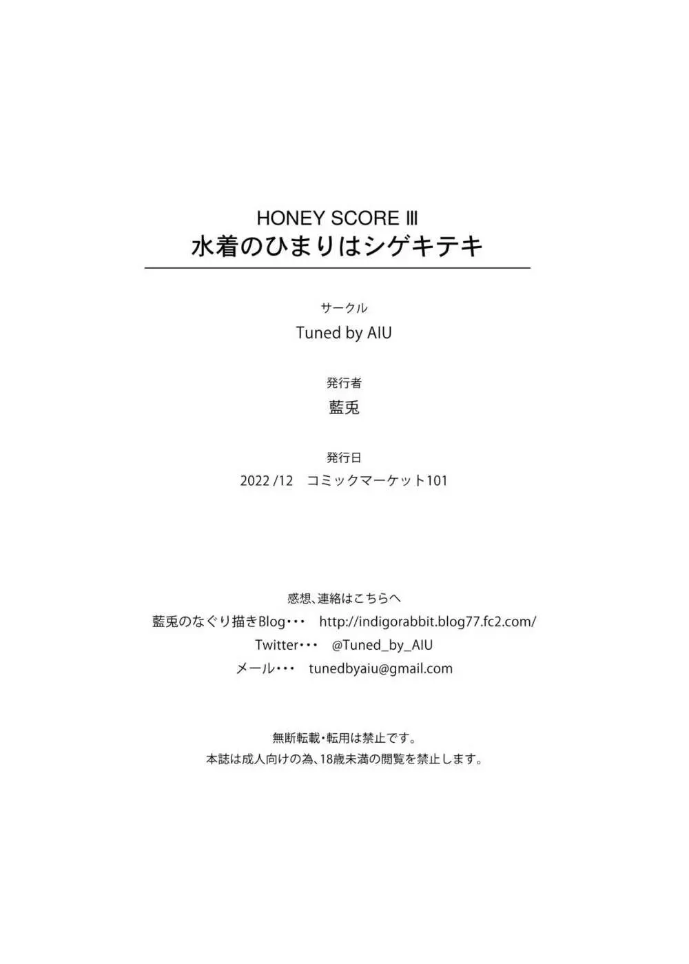 HONEY SCORE III 水着のひまりはシゲキテキ 22ページ