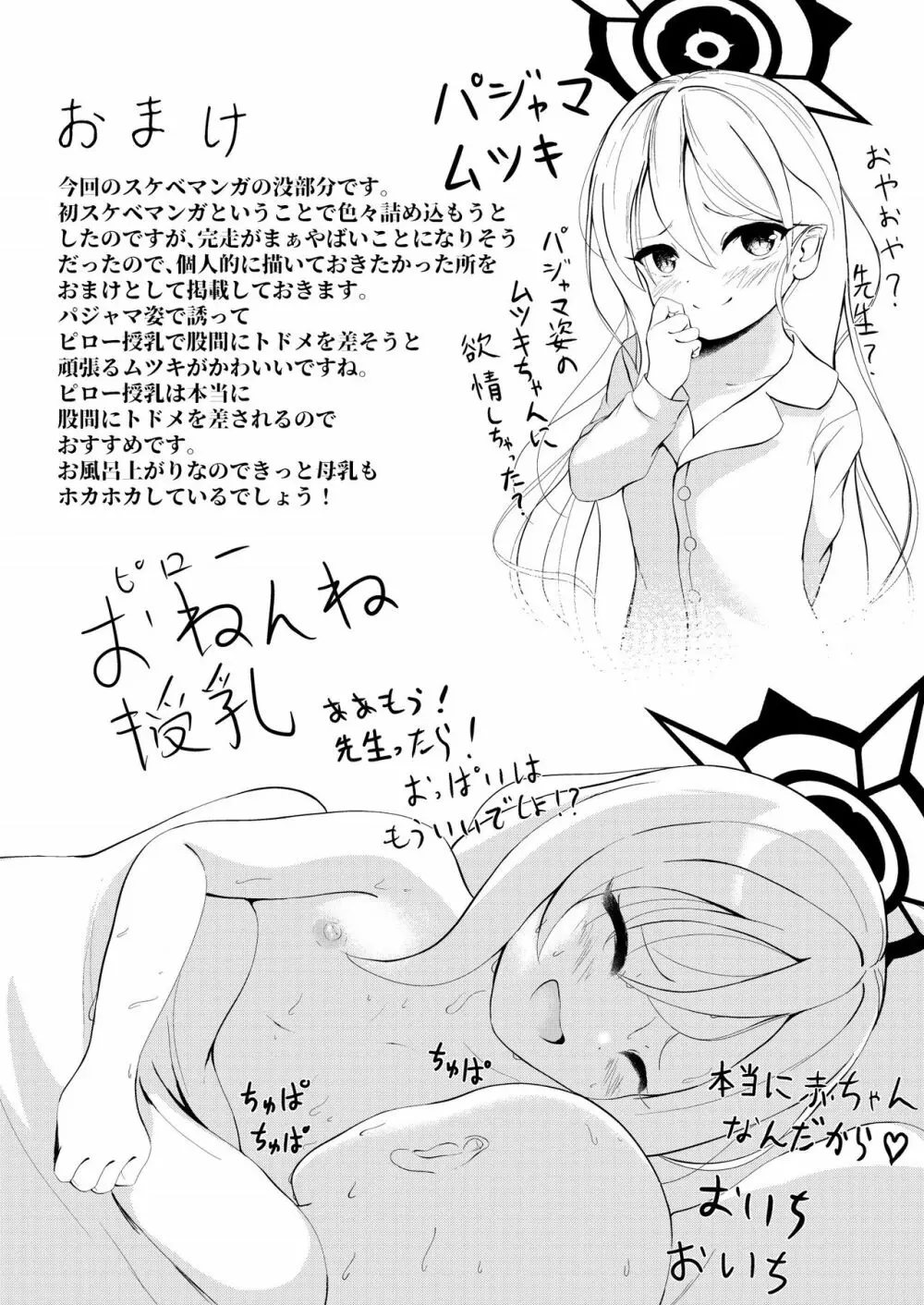 [HUNGRRRRY (qNdEbASeR) ブルストヴァルツェに母乳を添えて ~ Wundersch ne Brustwarzen mit Muttermilch. (ブルーアーカイブ) [DL版] 23ページ