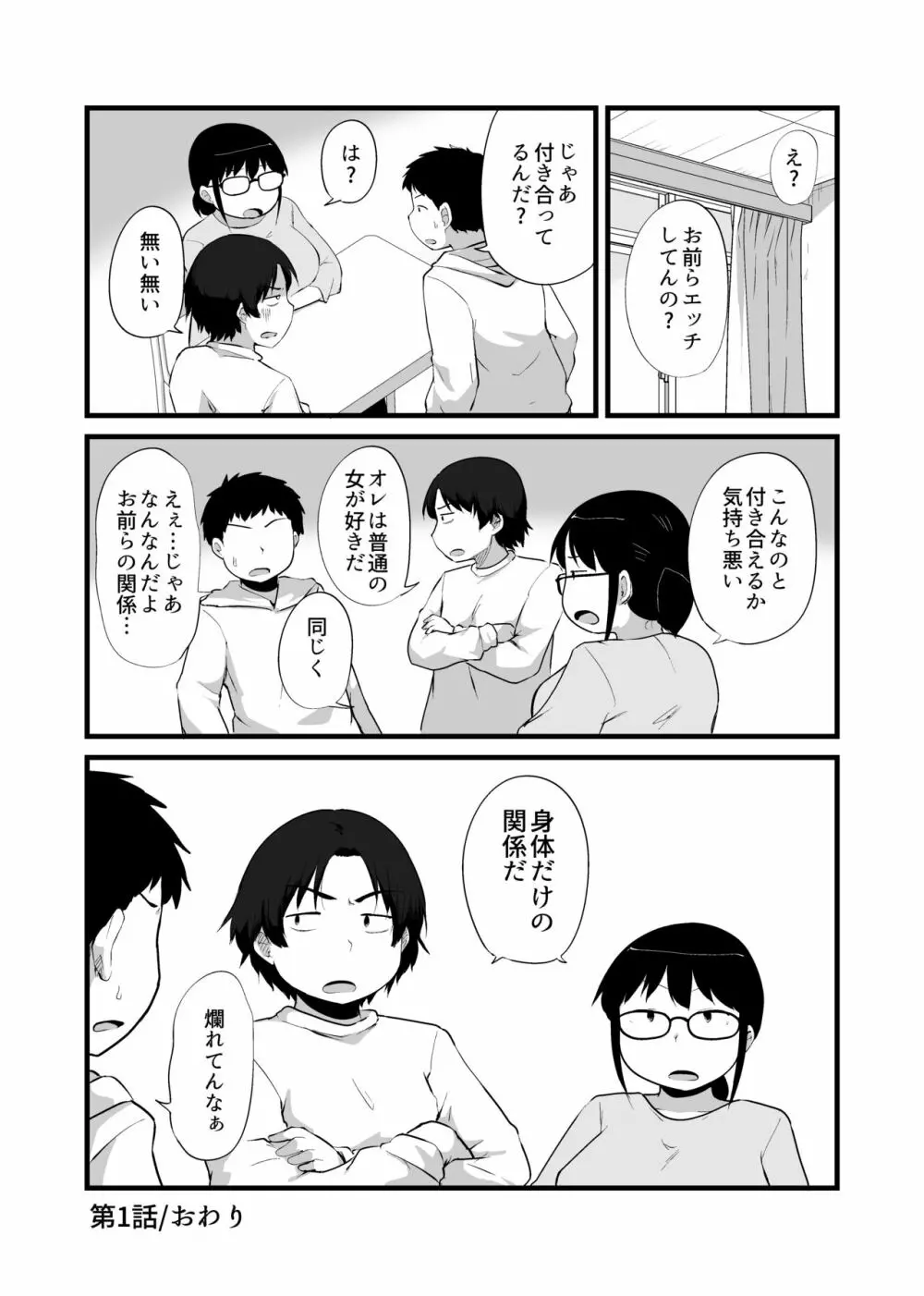 友達がTSして地味顔巨乳になった 38ページ