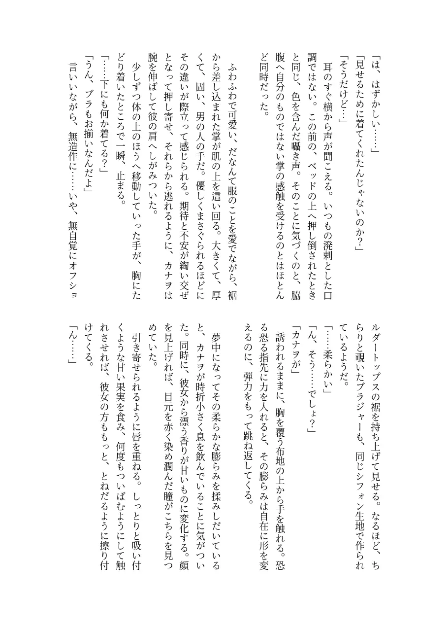 彼がなかなか迫ってこないので、誘ってみたら攻められました♡ 31ページ