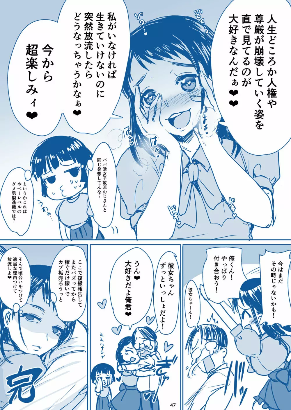 理解のある彼女ちゃん 48ページ