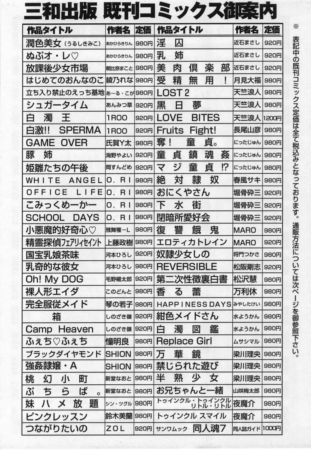 コミック・マショウ 2004年12月号 224ページ