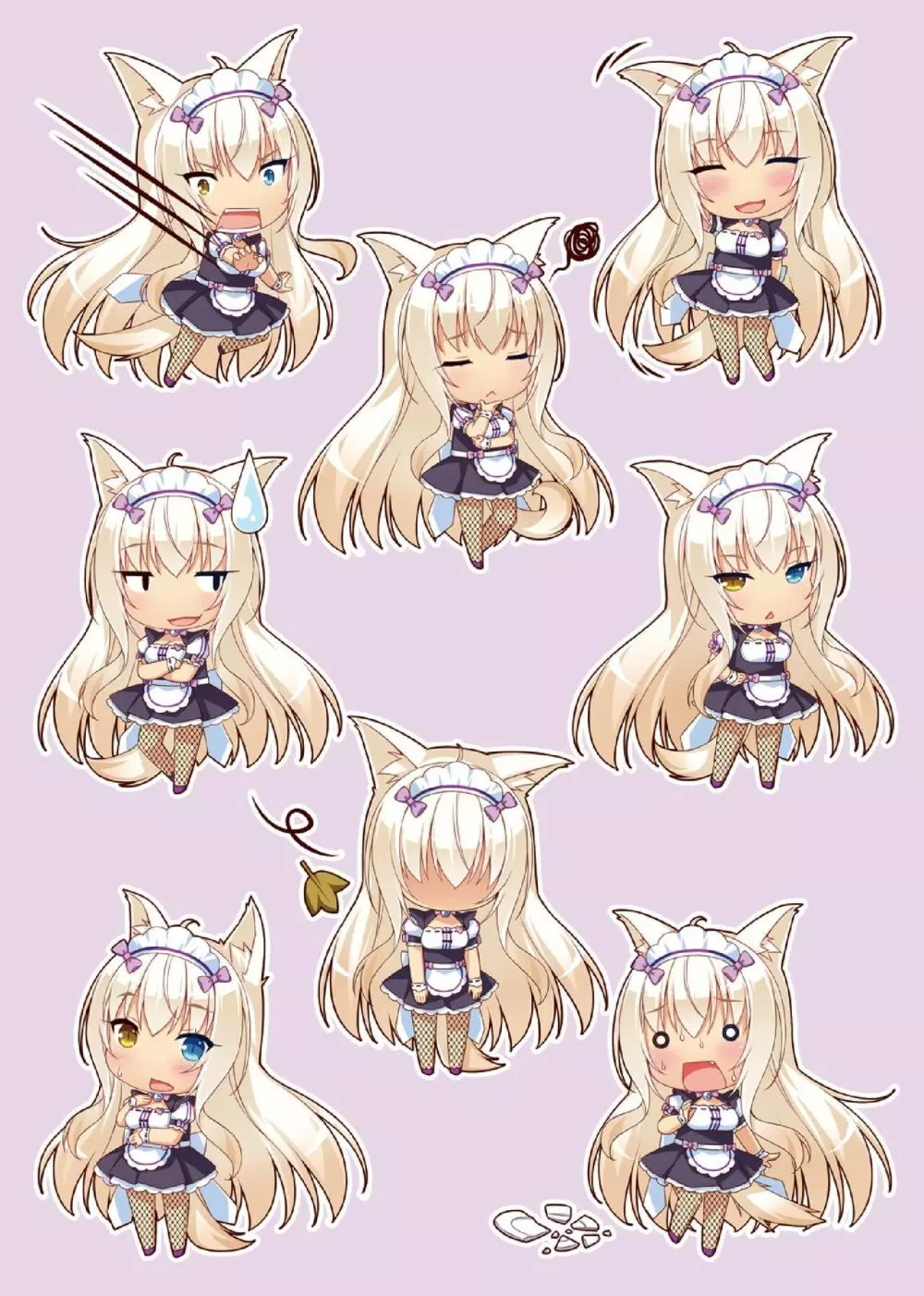 NEKOPARA ART WORKS Vol.2 8ページ