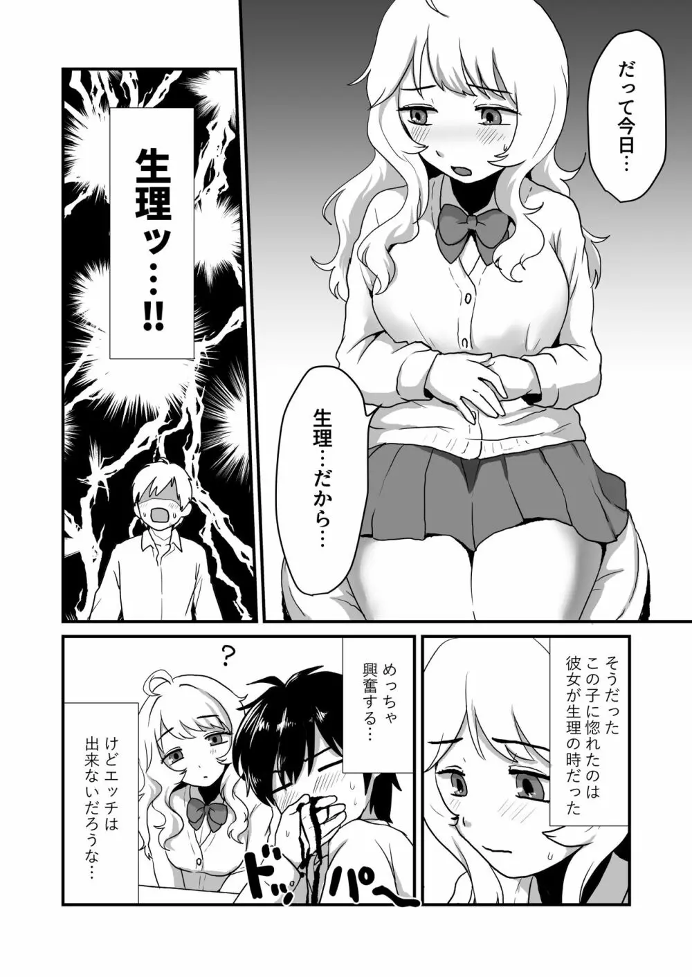 彼女の経血舐めたい! 8ページ