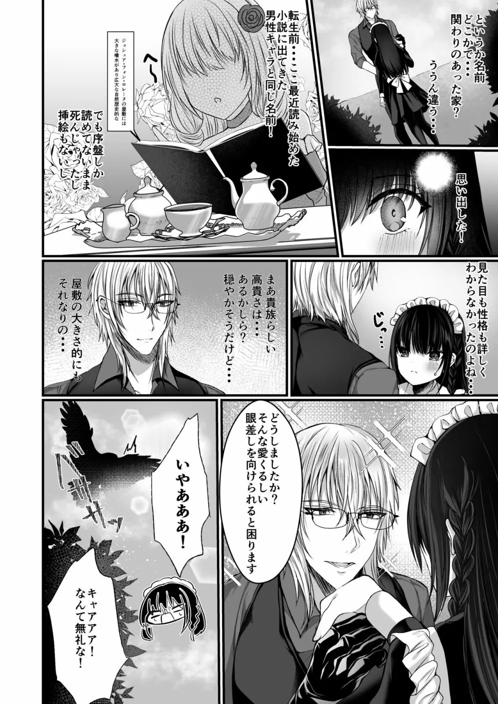 散りゆく黒百合～転生メイドは旦那様の執着から逃れられない～ 9ページ