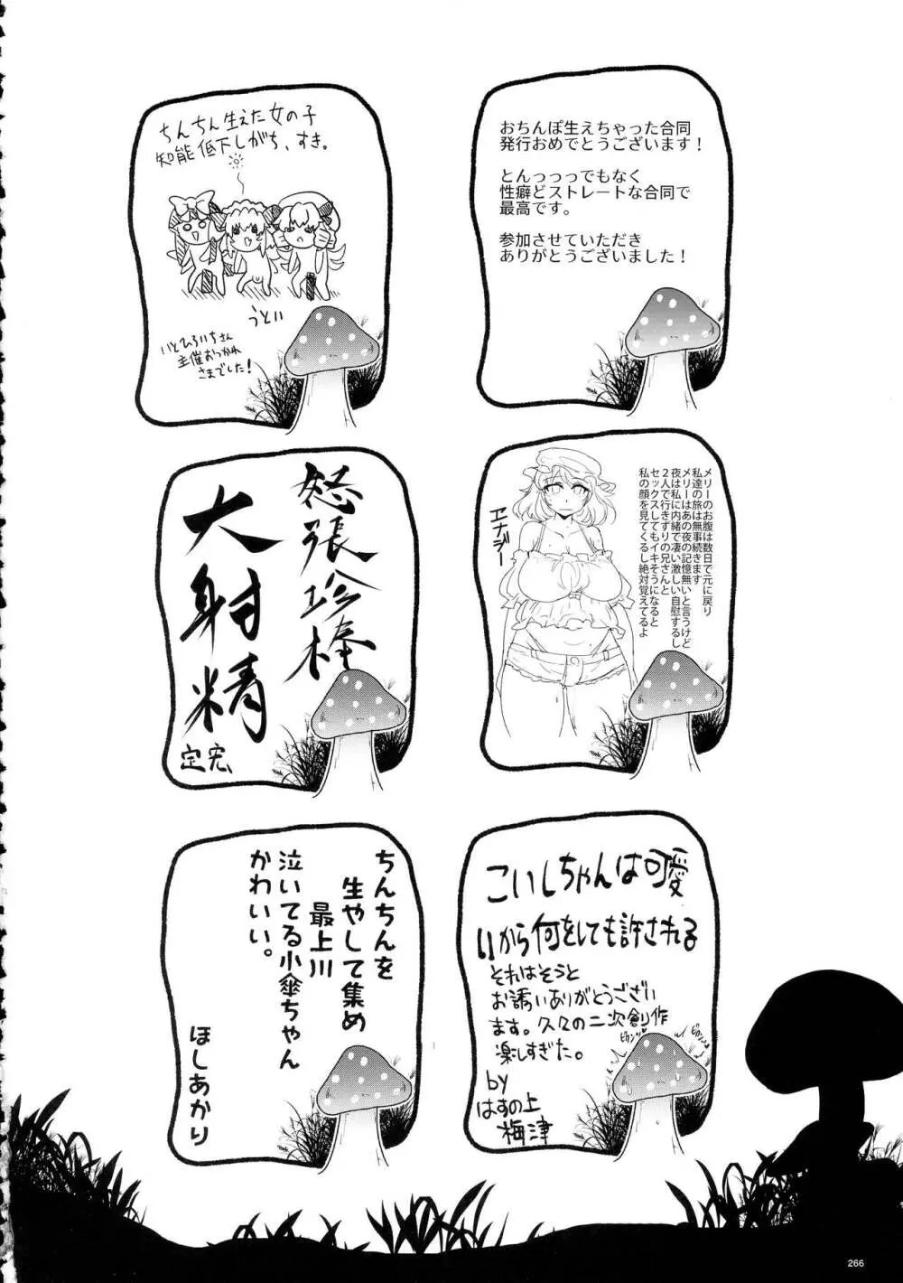 東方おちんぽ生えちゃった合同誌 東方Project 265ページ