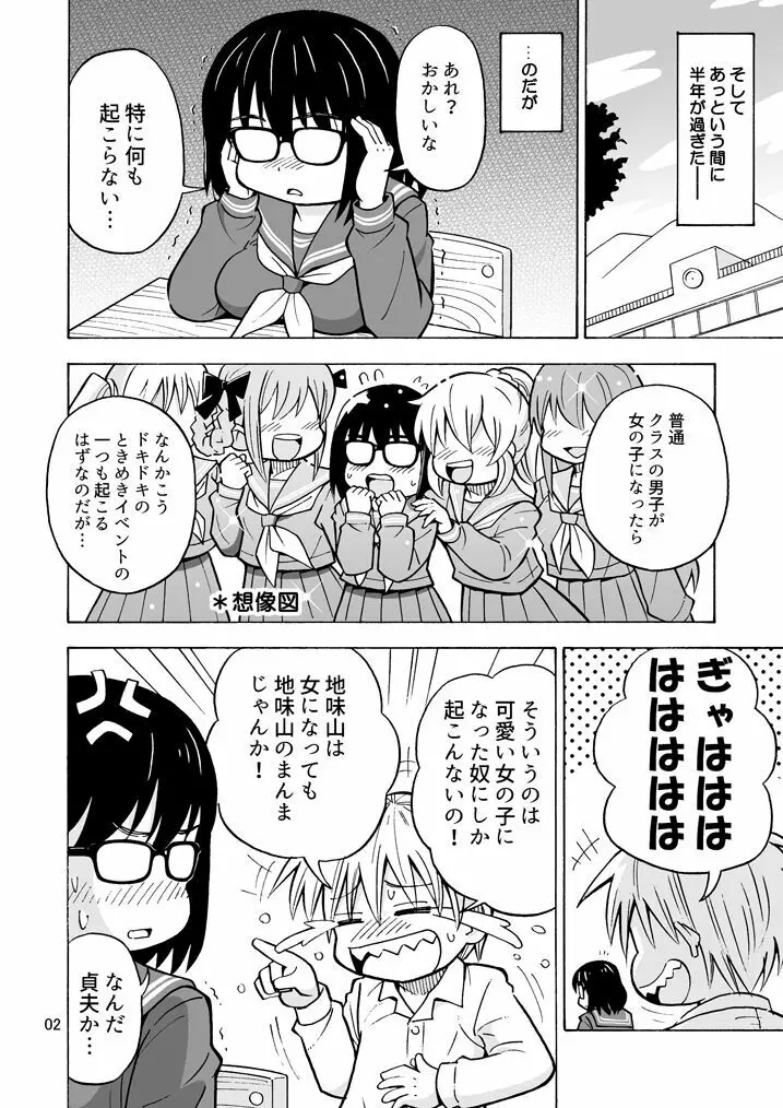 地味男子TSした結果… 3ページ