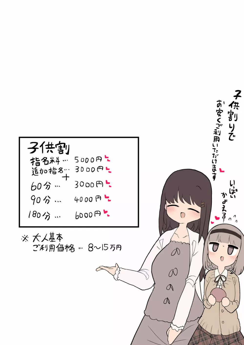 あたまのわるいふたなりマンガ集 3本目 202ページ