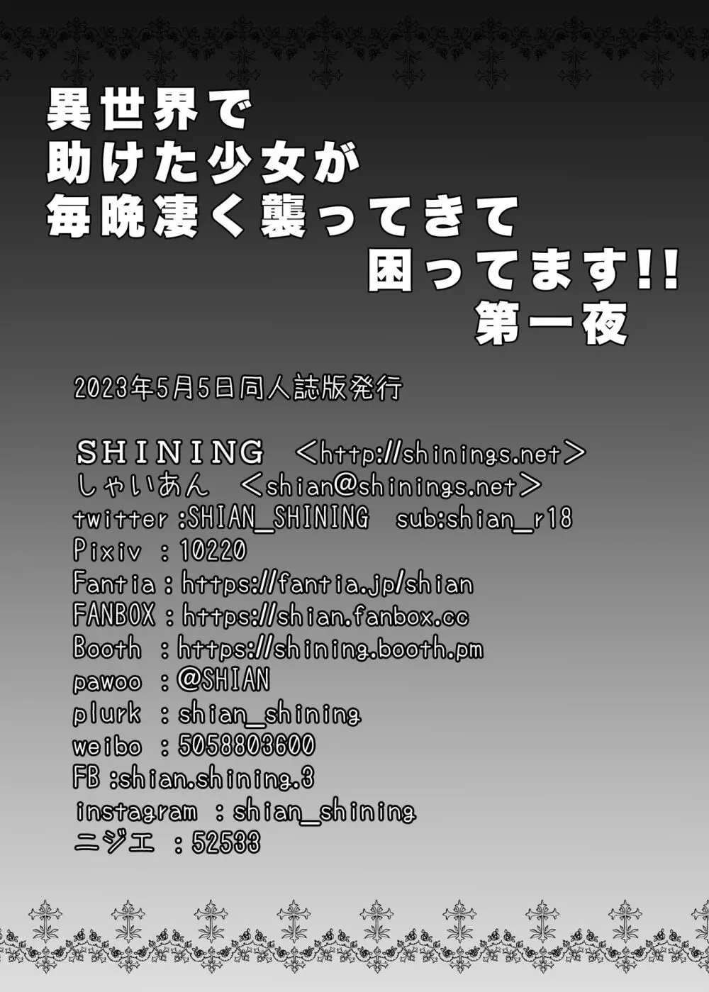 異世界で助けた少女が毎晩凄く襲ってきて困ってます!!第一夜 30ページ