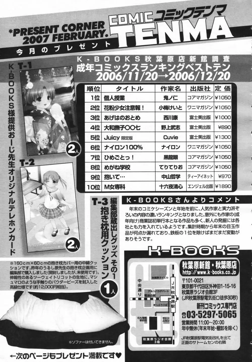 COMIC 天魔 コミックテンマ 2007年2月号 VOL.105 323ページ