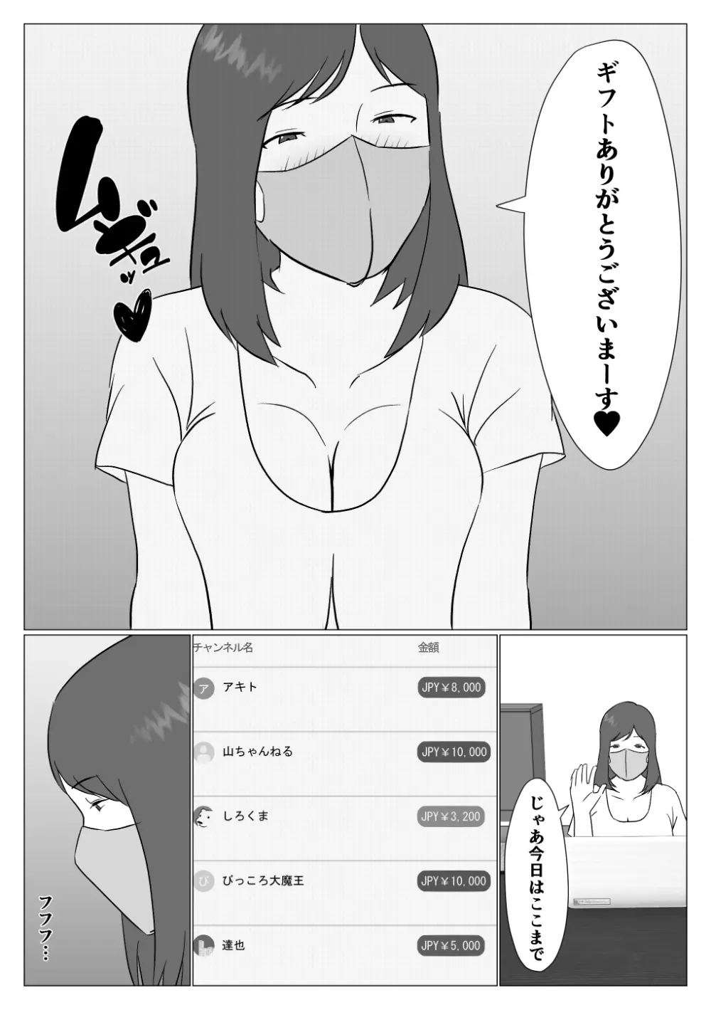 母ちゃんは配信者 8ページ