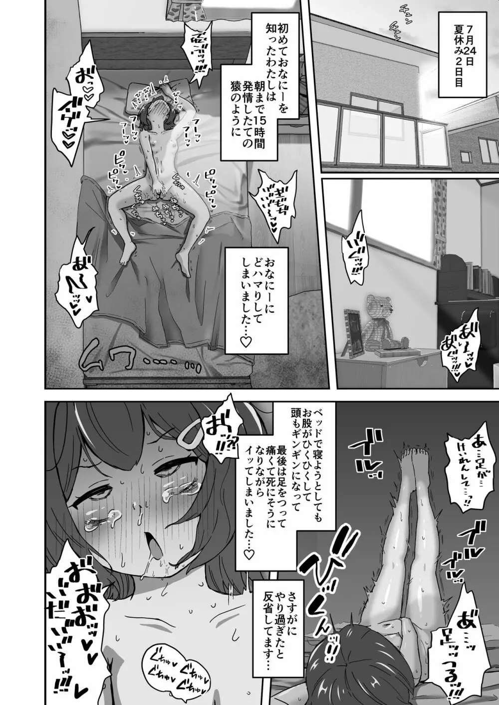 無知なロリっ子がオナニーにどハマりしちゃう話 10ページ