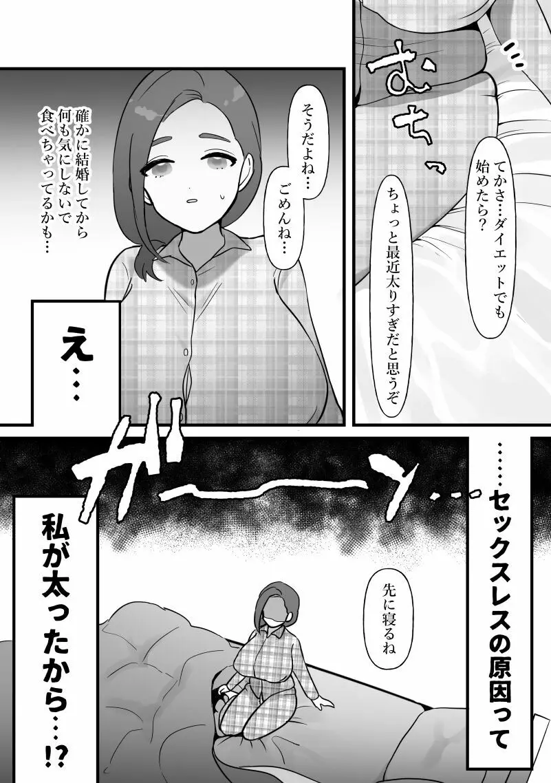 人妻は痩せたかっただけ 3ページ