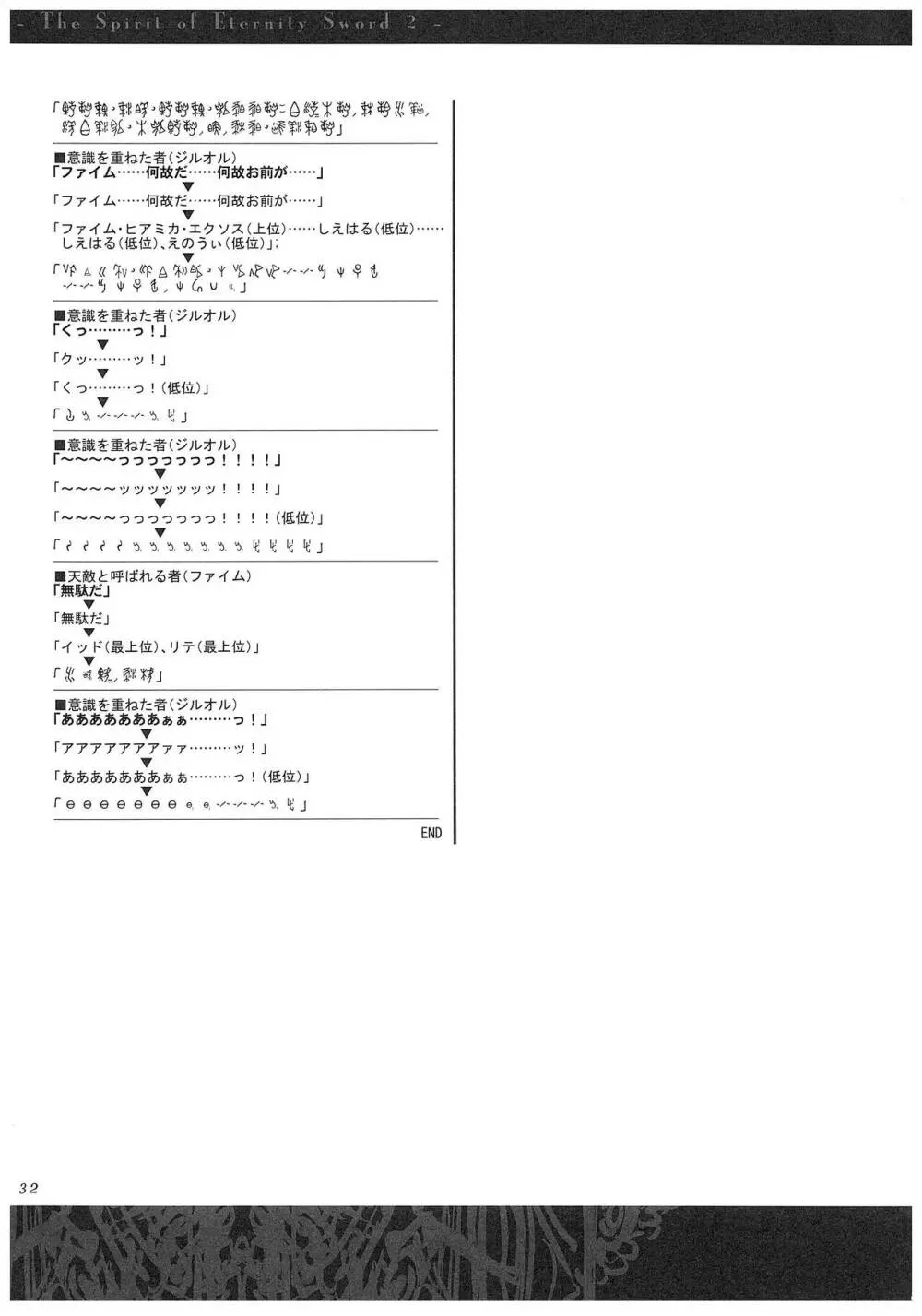 聖なるかな オフィシャル設定資料集 110ページ