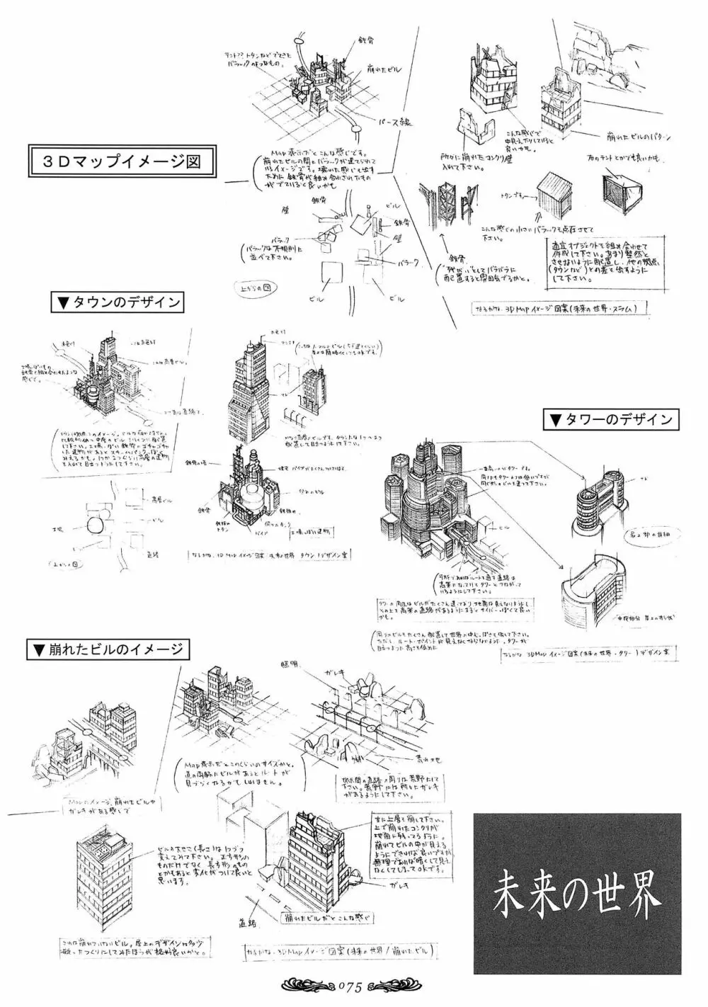 聖なるかな オフィシャル設定資料集 76ページ