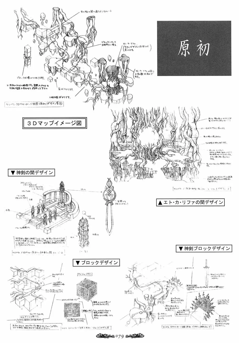 聖なるかな オフィシャル設定資料集 80ページ