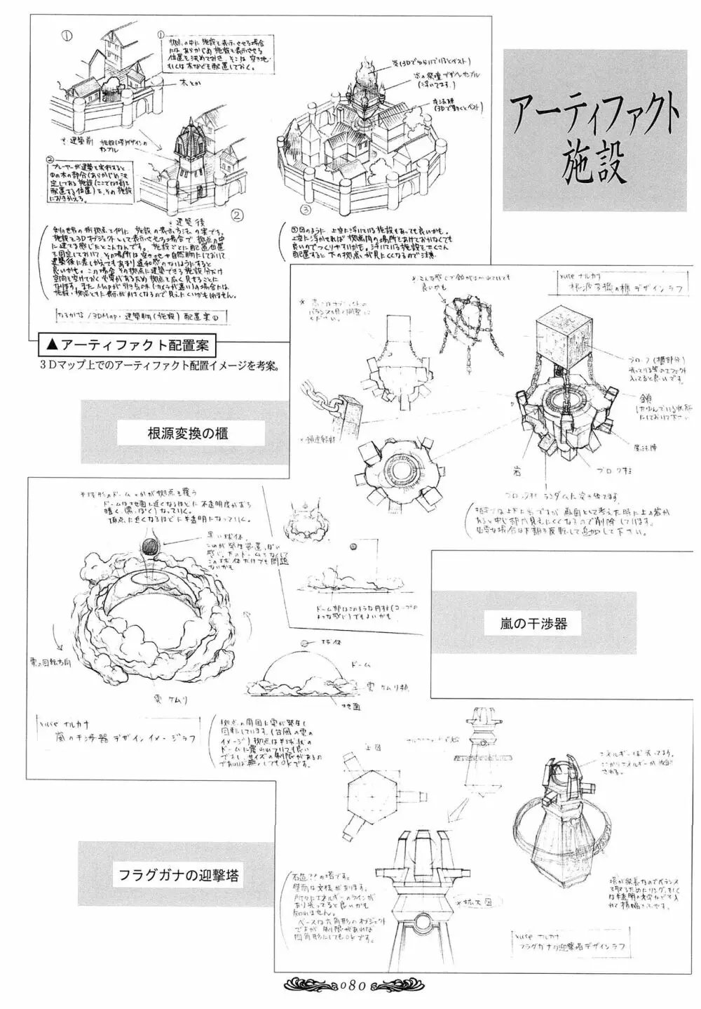 聖なるかな オフィシャル設定資料集 81ページ