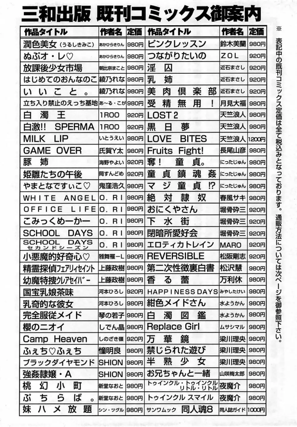 コミック・マショウ 2005年5月号 224ページ