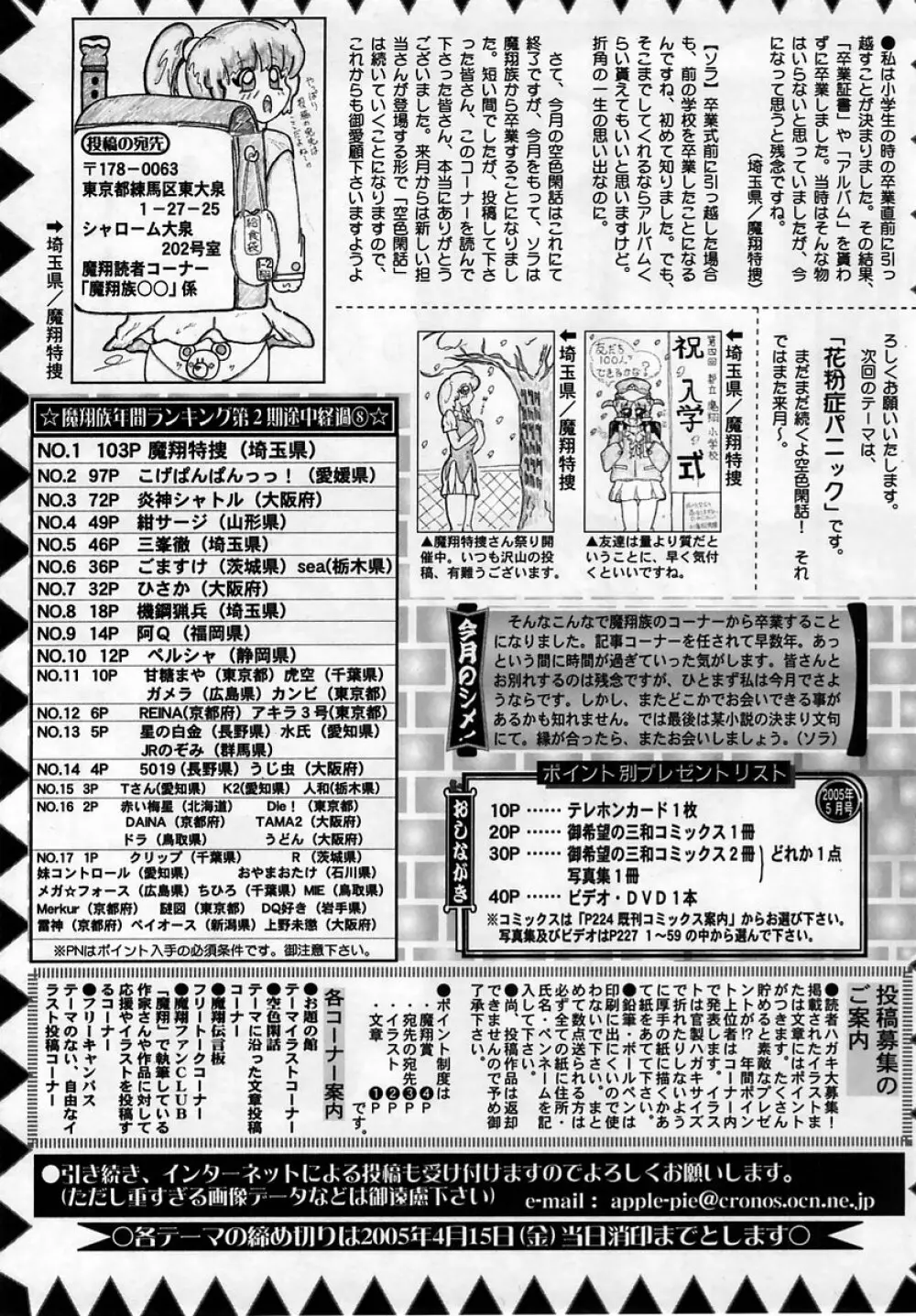 コミック・マショウ 2005年5月号 231ページ