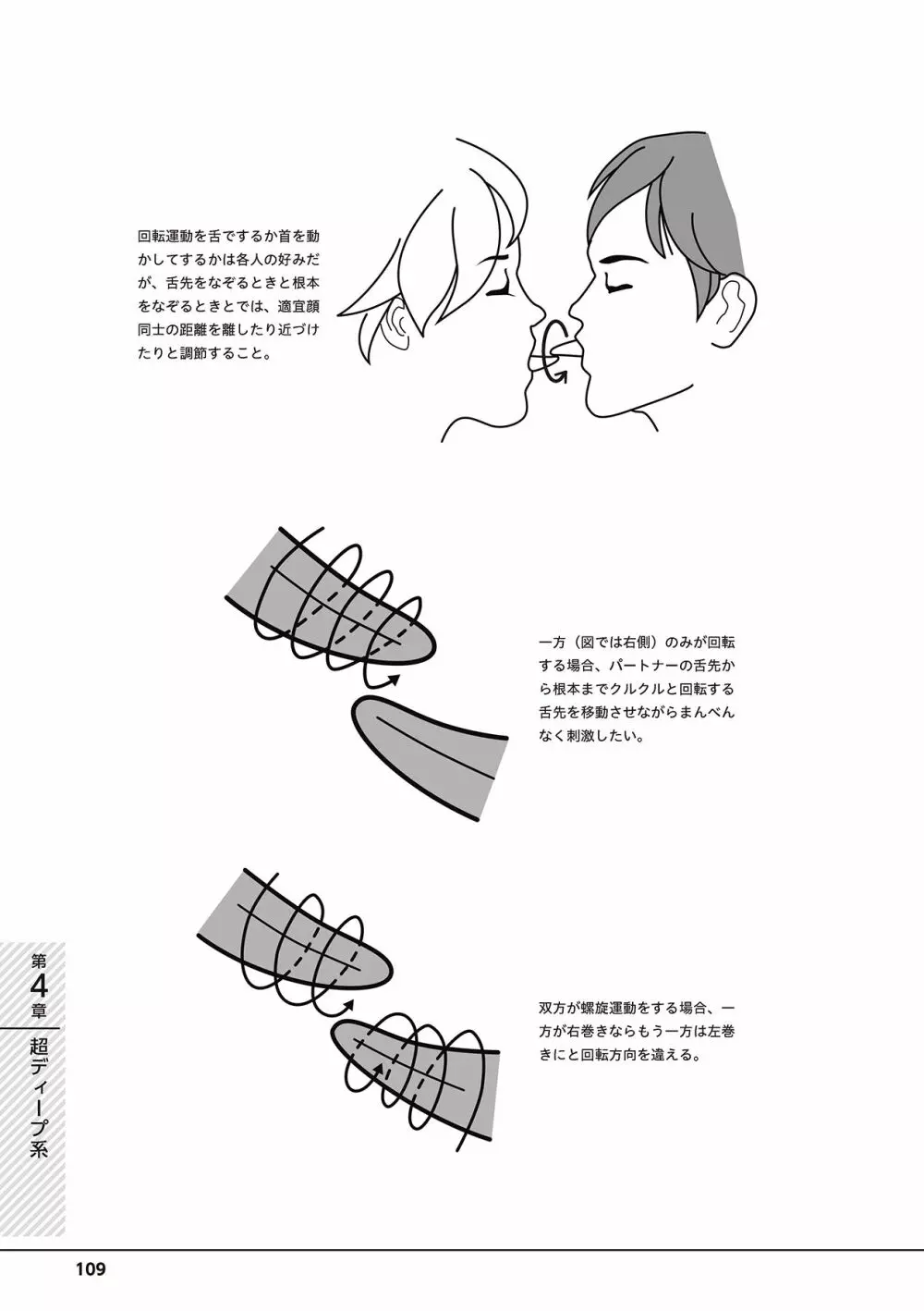 唇と舌の性感開発・キス完全マニュアル イラスト版……とろキス 111ページ