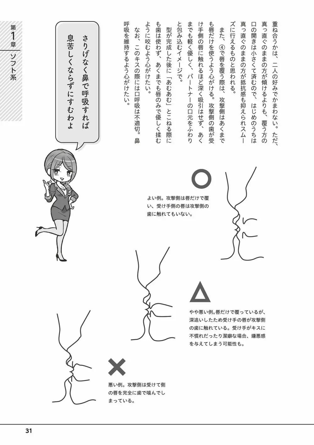 唇と舌の性感開発・キス完全マニュアル イラスト版……とろキス 33ページ