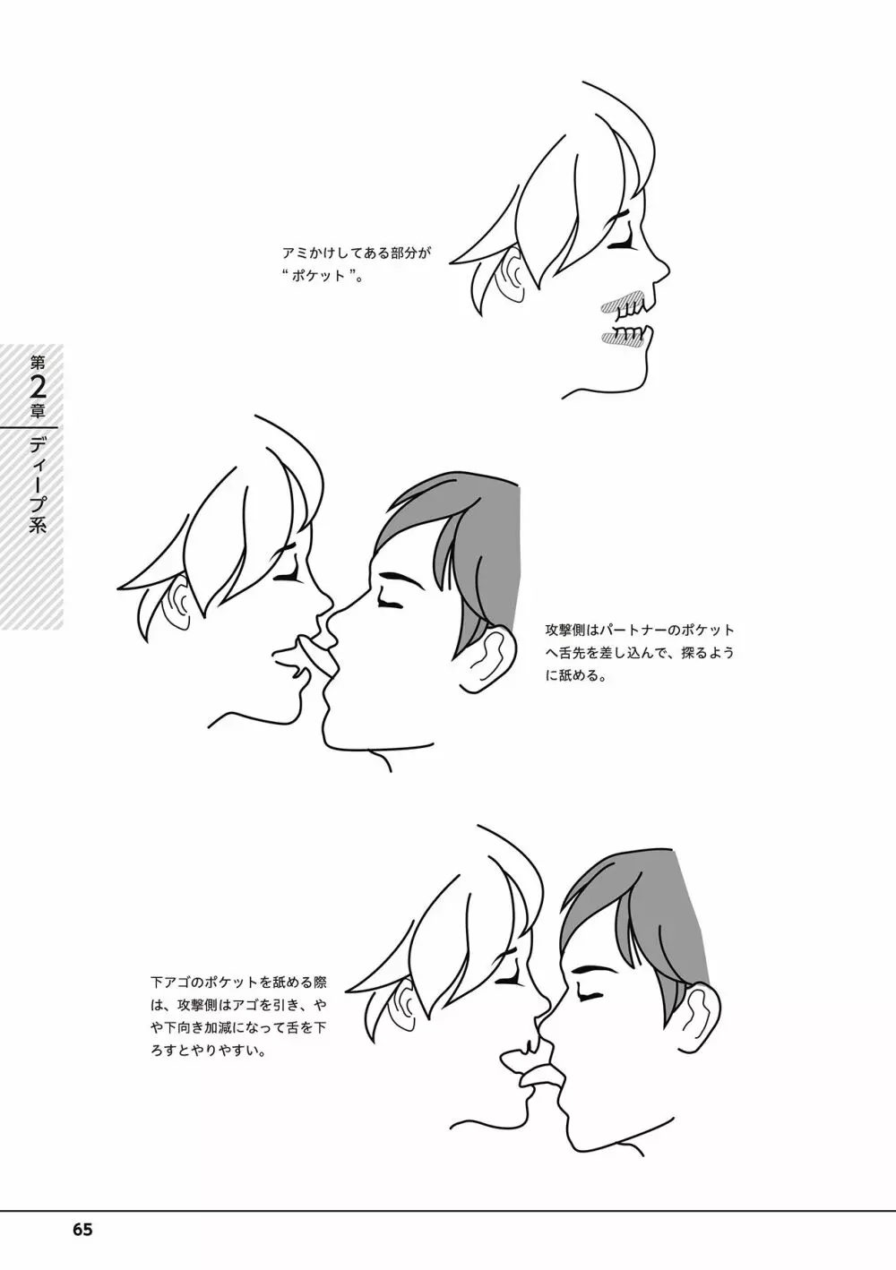 唇と舌の性感開発・キス完全マニュアル イラスト版……とろキス 67ページ