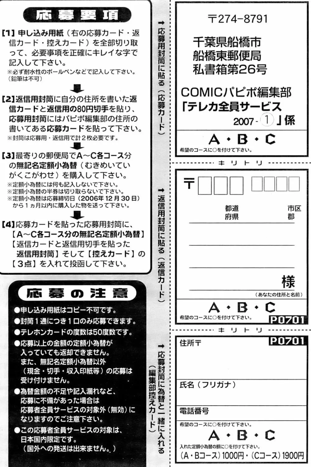 COMIC パピポ 2007年01月号 260ページ