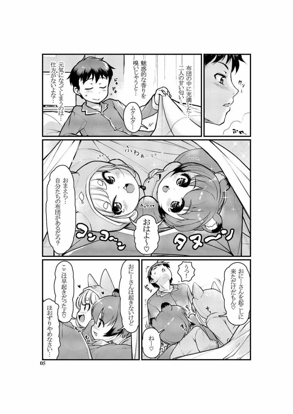 ケモミミモーニングるーてぃん① 5ページ