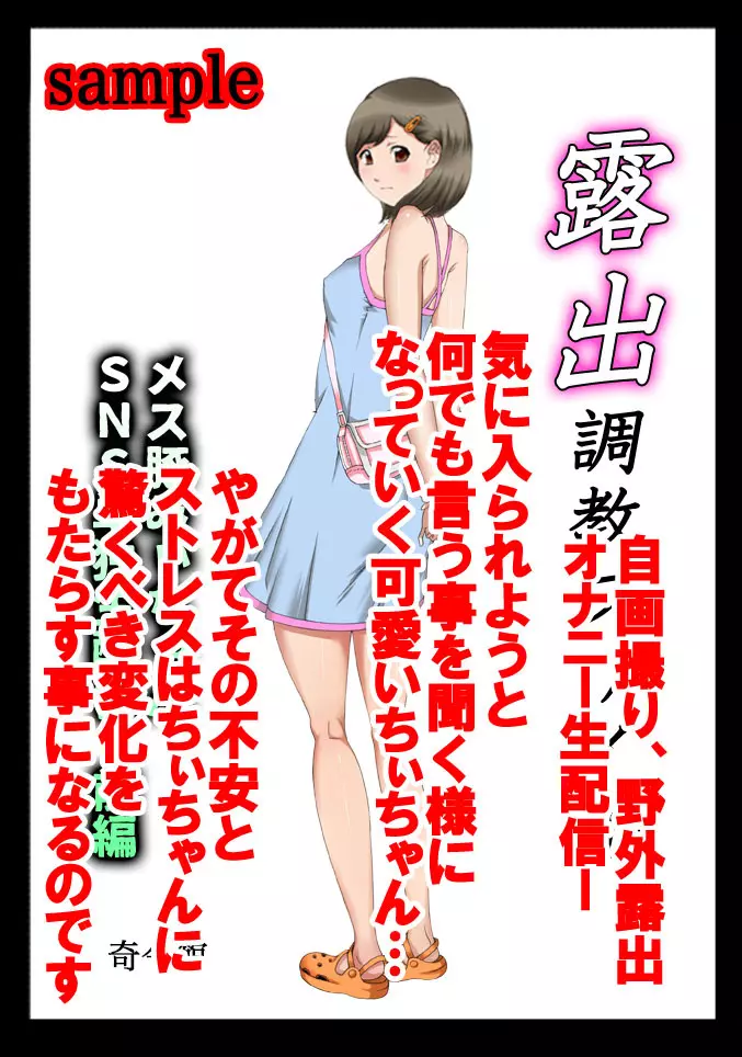 露出調教ファイル メス豚みぃちゃんSNS単独生配信〜前後編パック〜 4ページ