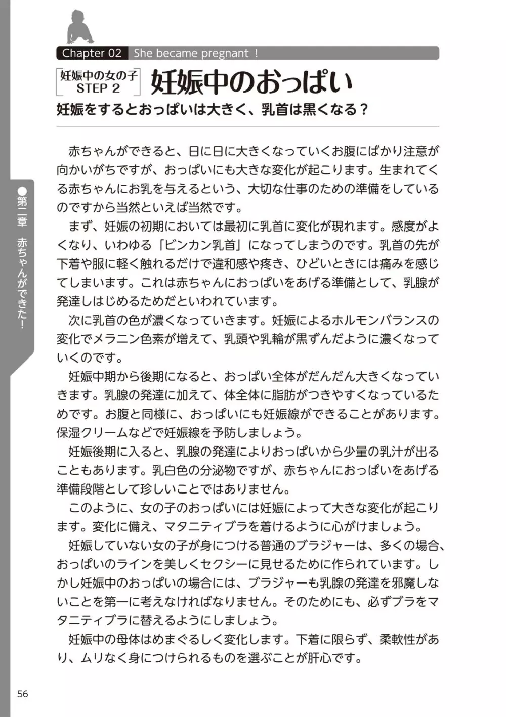 やらなくてもまんがで解る性交と妊娠 赤ちゃんのつくり方 58ページ