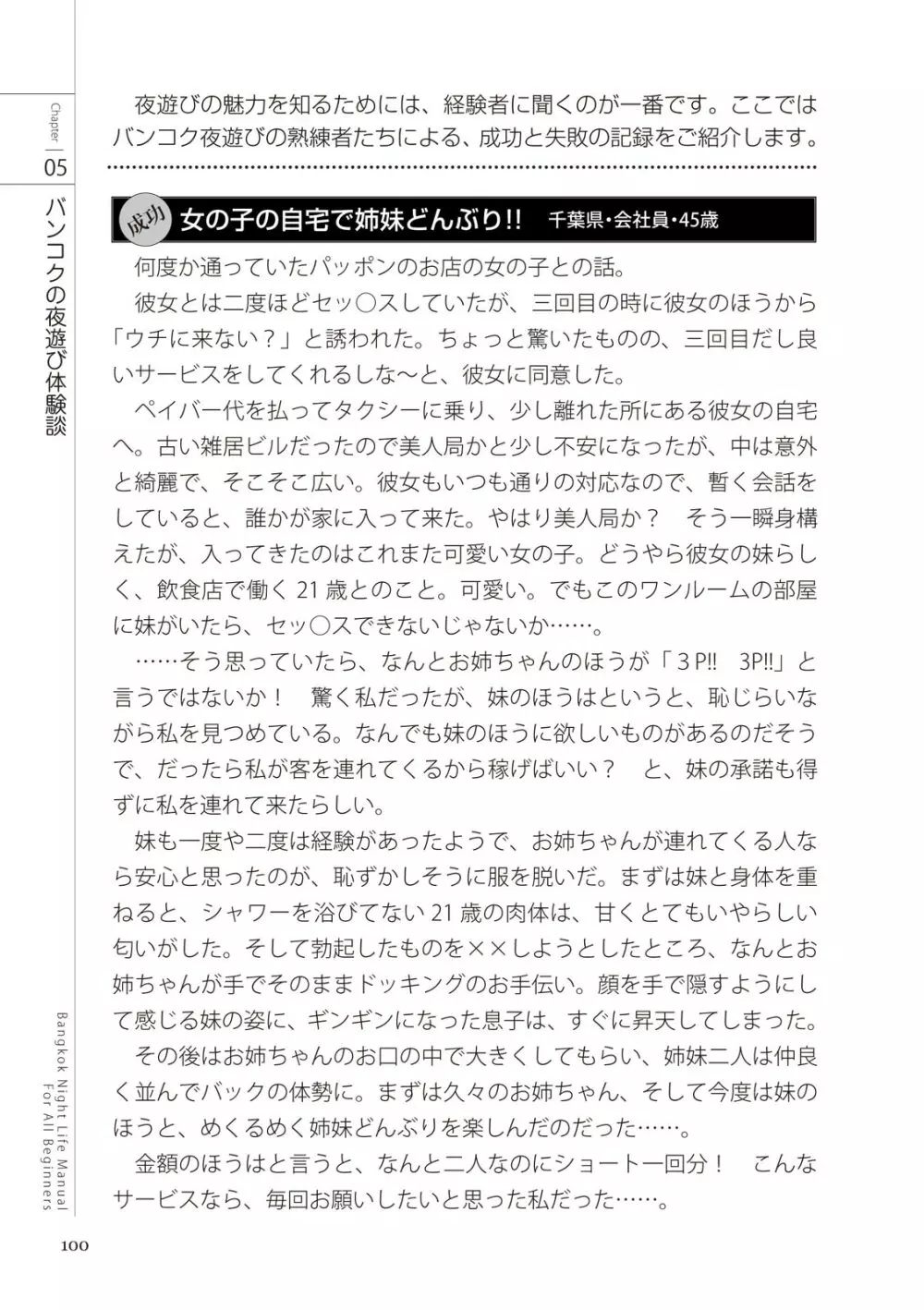 いかなくても解る図説風俗マニュアル・海外編 はじめての男子旅行 100ページ