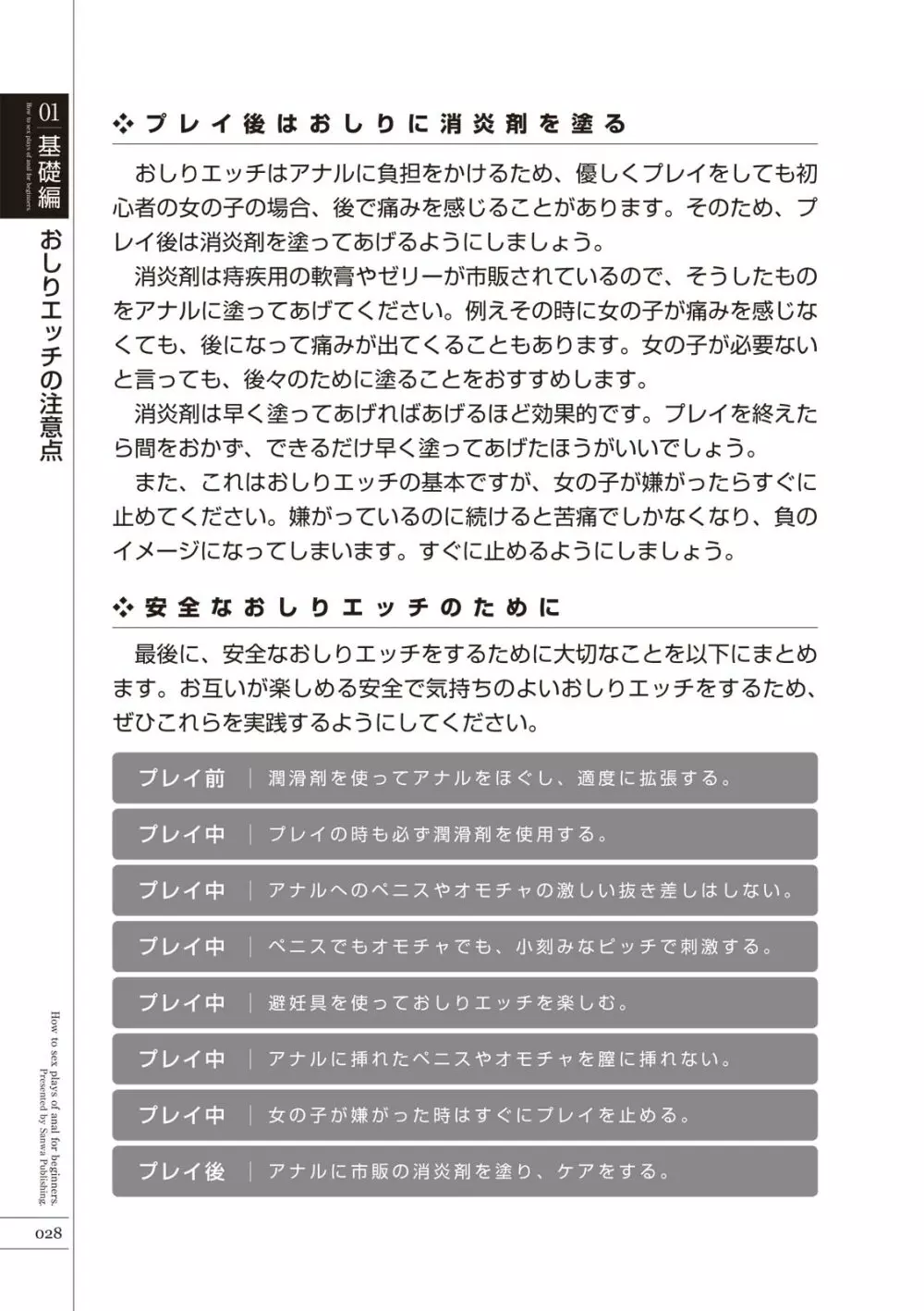 いますぐデキる 図説おしりエッチマニュアル 30ページ