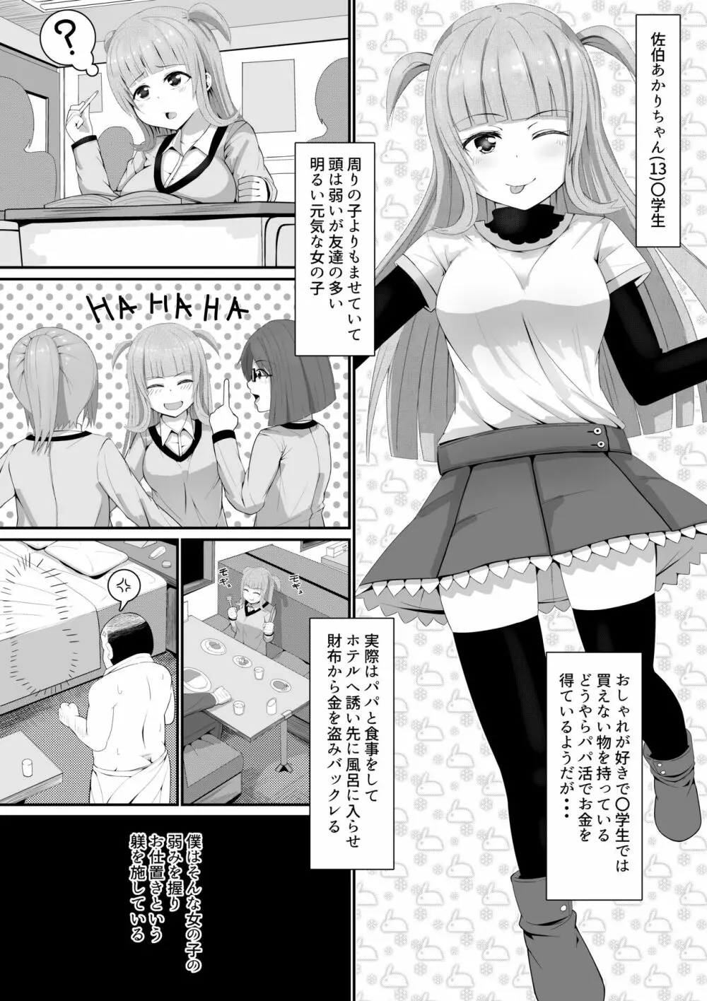 弱みにつけこみメスガキ調教 3ページ