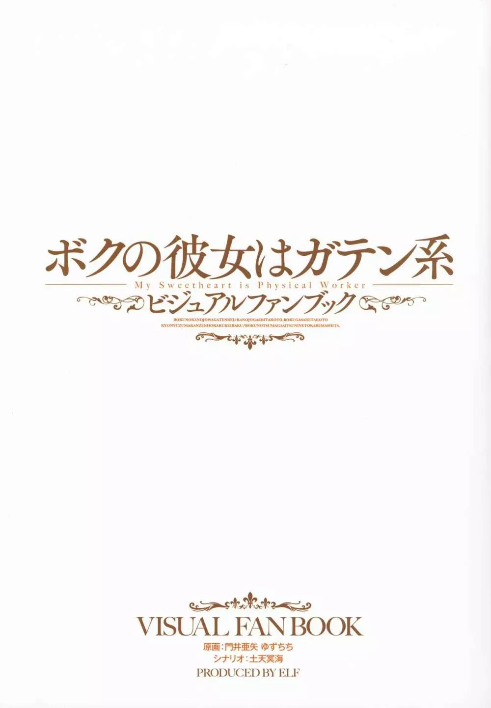 ボクの彼女はガテン系 ビジュアルファンブック 5ページ