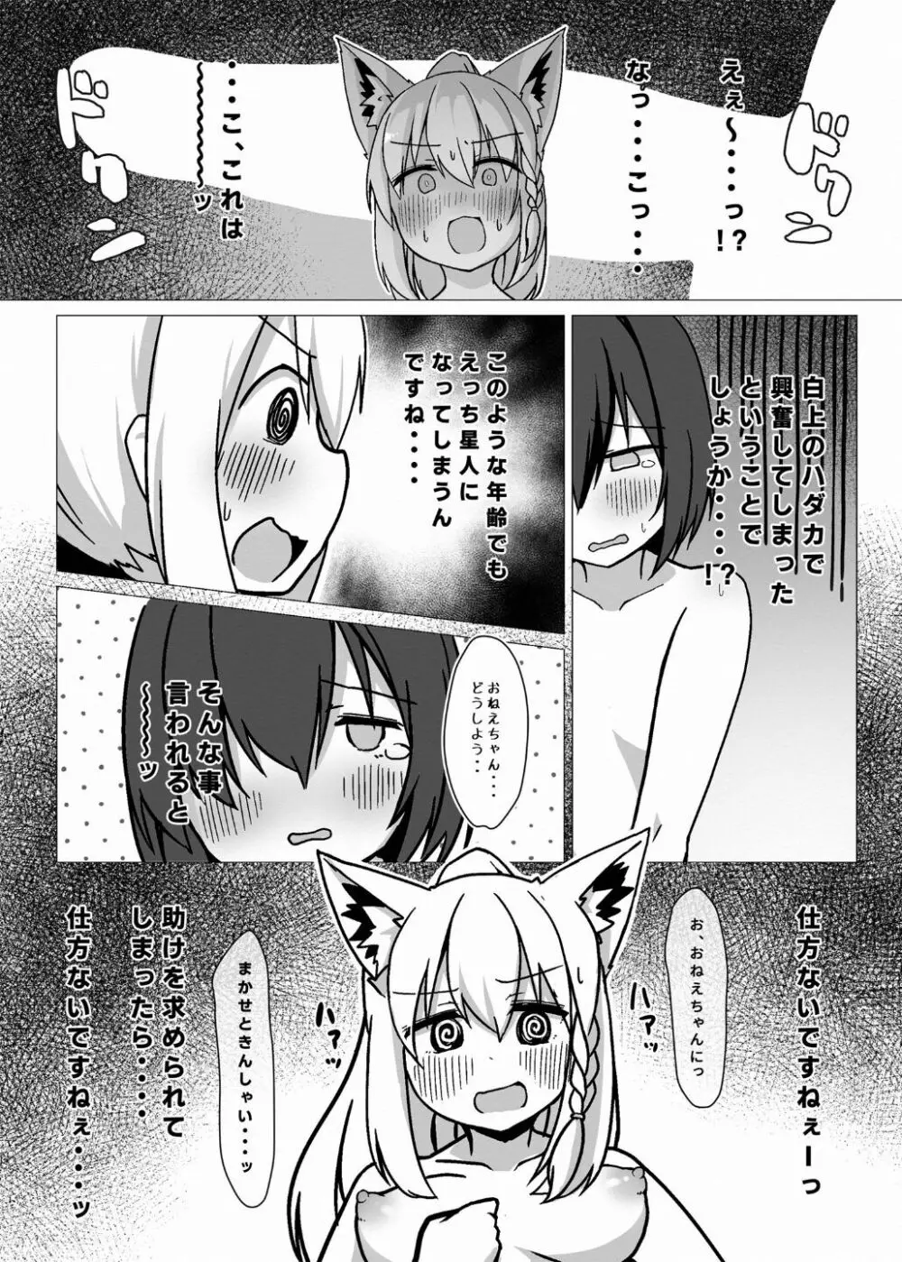 フブキお姉ちゃんと一緒におフロ 11ページ