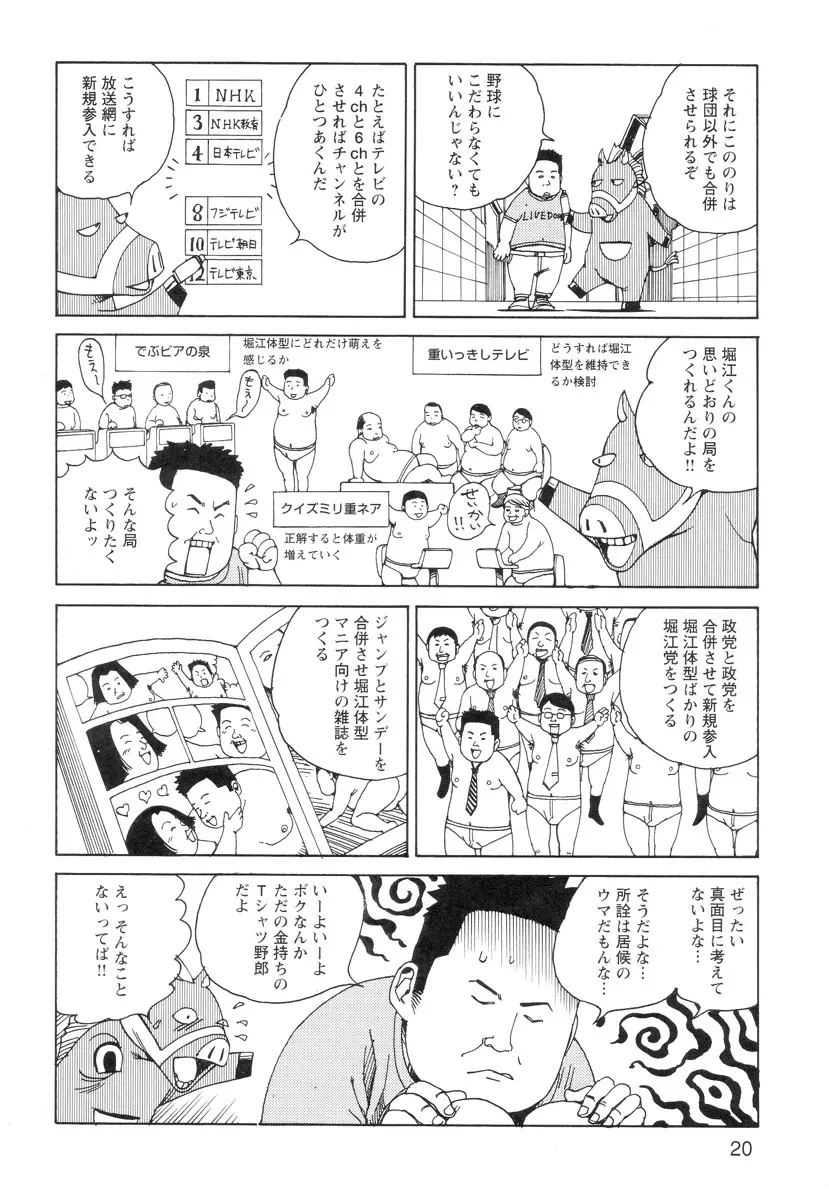 穴、文字、血液などが現れる漫画 22ページ