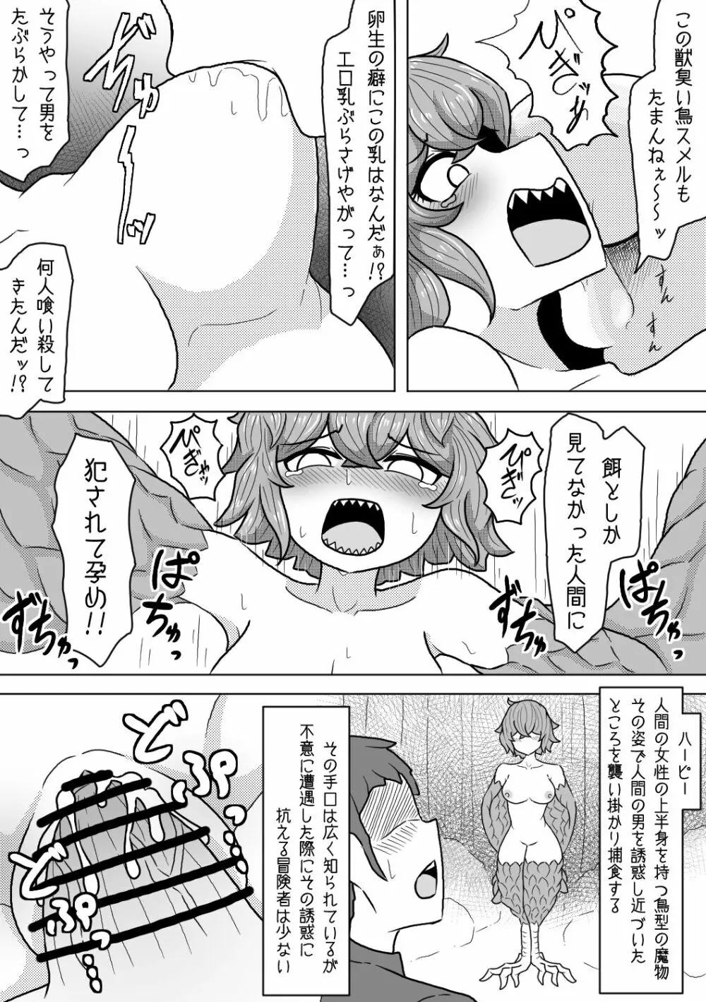 その男の夢は魔物娘と愛し合うこと 4ページ