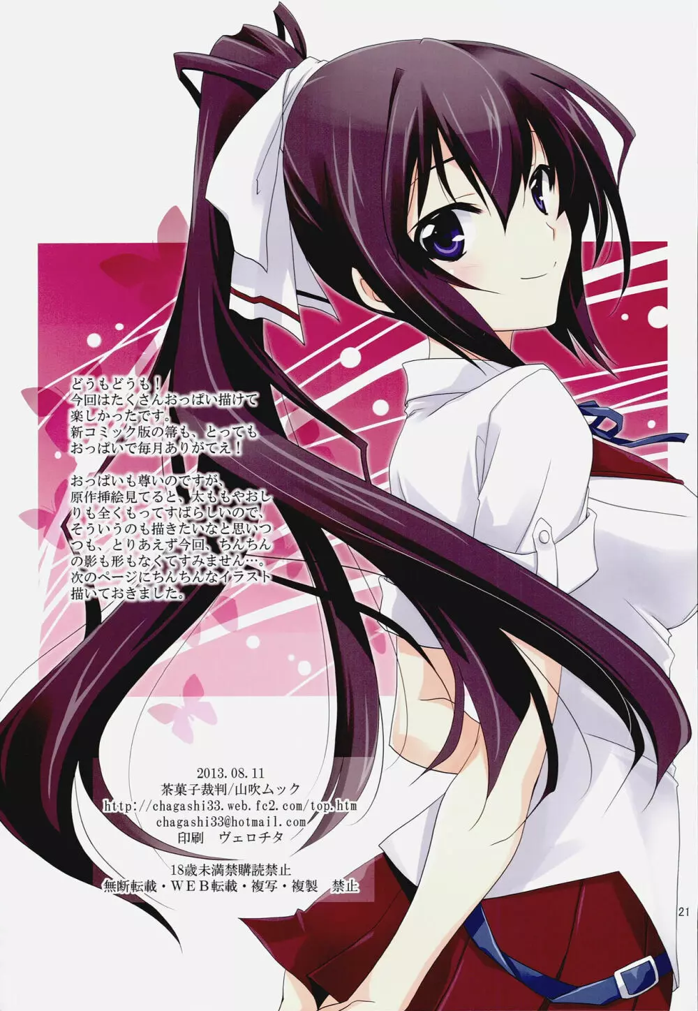 Burst Up！Infinite Stratos FAN BOOK 21ページ