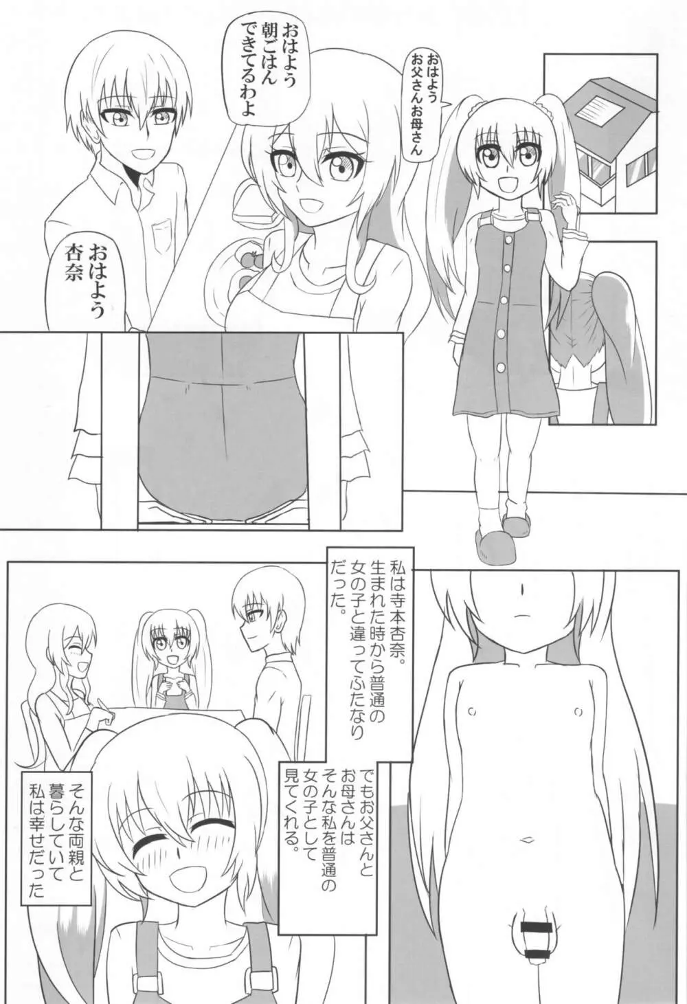 ふたなり妻子と性活 2ページ