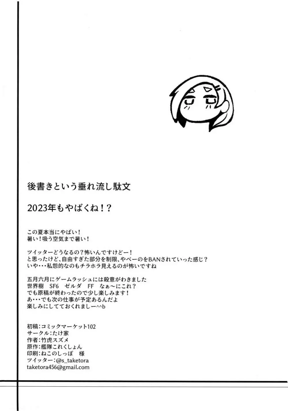 暑いけど黒潮さんと遊びたい 21ページ