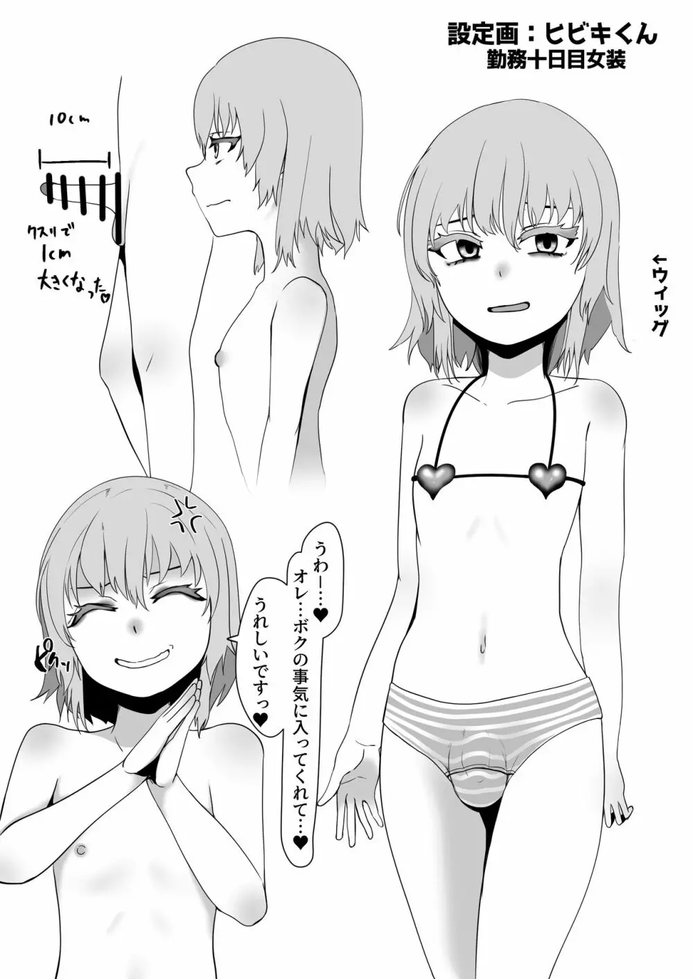 デリヘル男の娘レポート1 オレの初めての男の娘 49ページ