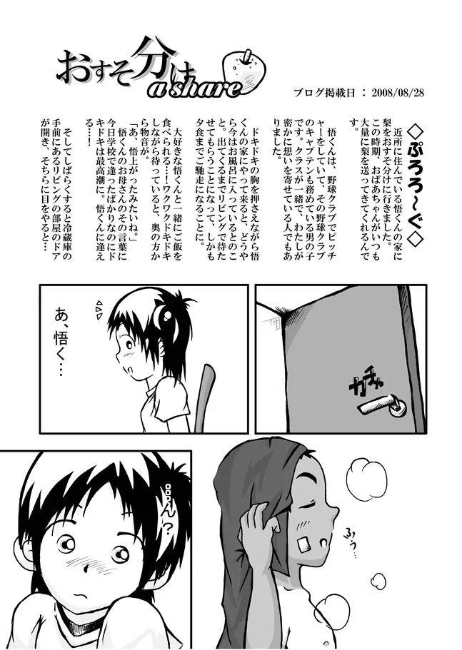 CFNM日記～小さな青春物語～ Vol.1 4ページ