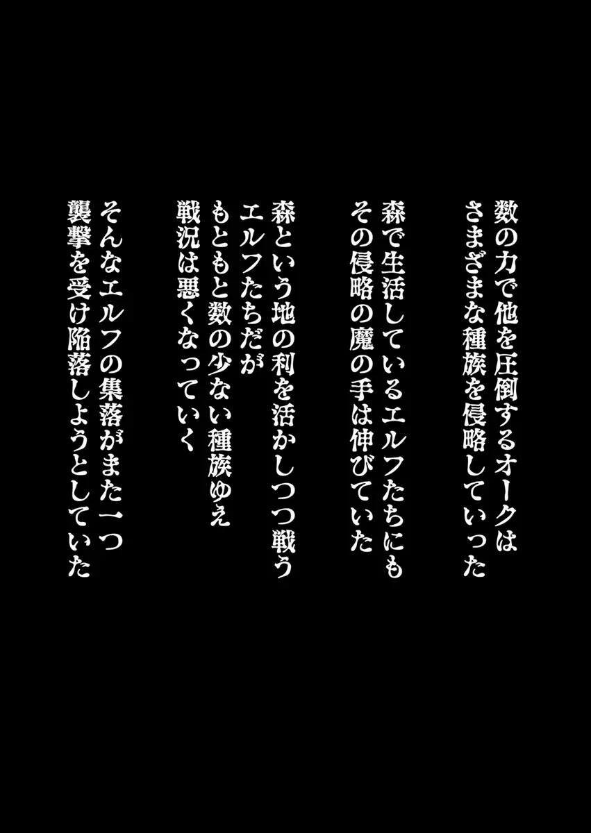 エッチなエルフとの暮らし方3巻 ～堕ちた美人姉妹…終わらないオークの性宴～ 3ページ