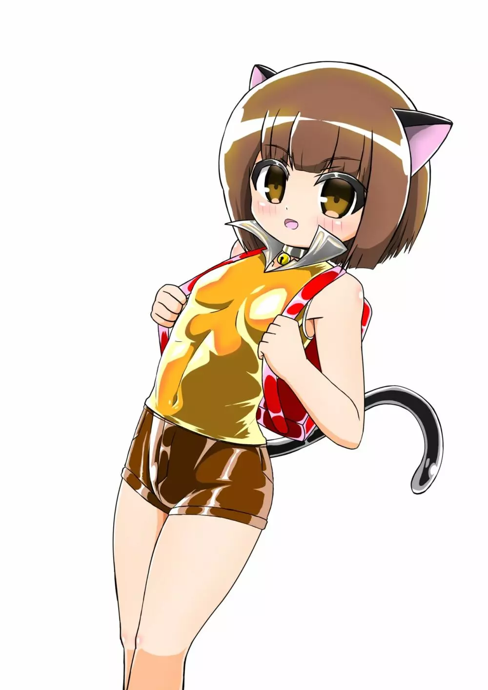 敗北洗脳ヒロイン キャットスーツちゃん 91ページ