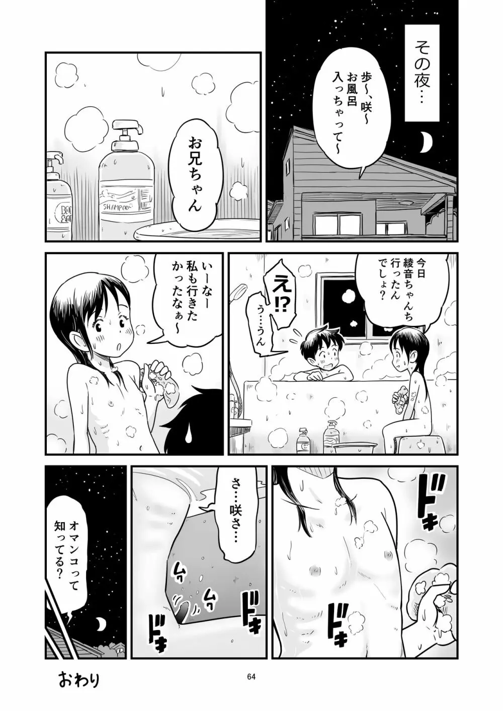 田中くんが僕たちの前で兄妹セックスした日のこと 64ページ